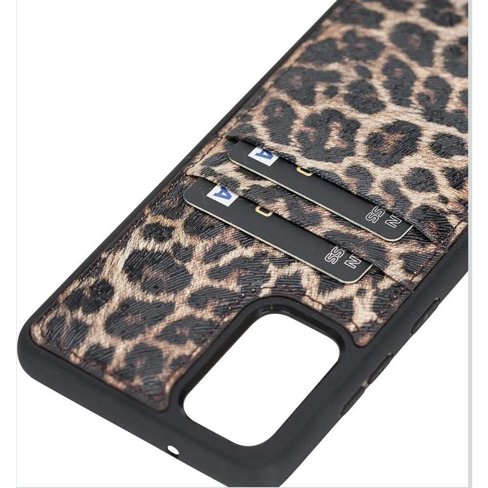 Venito Capri Snap On Leather Wallet Case Compatible with Samsung Galaxy S20 Plus